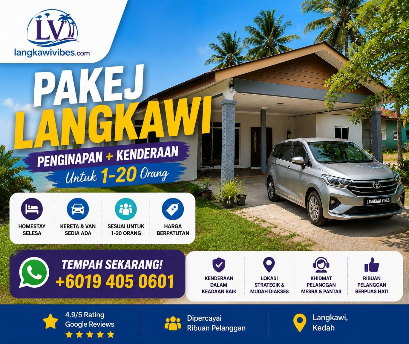 You are currently viewing Pakej Langkawi: Penginapan & Kenderaan untuk 1–20 Orang (2026)