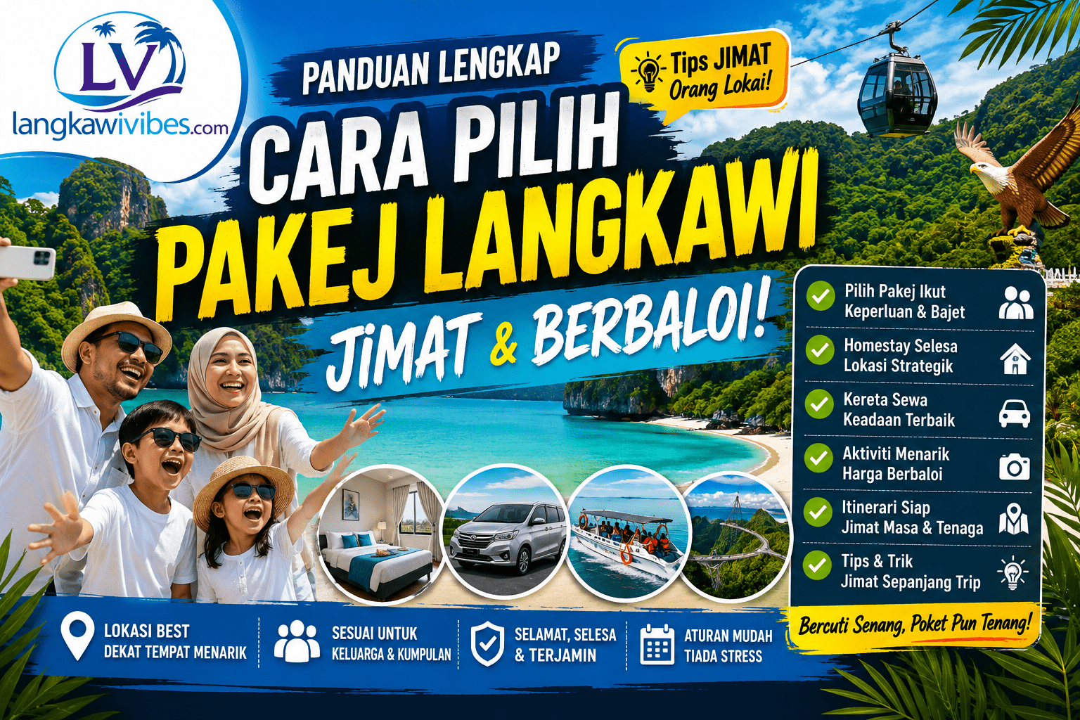 Read more about the article Cara Pilih Pakej Langkawi Jimat Tanpa Rugi
