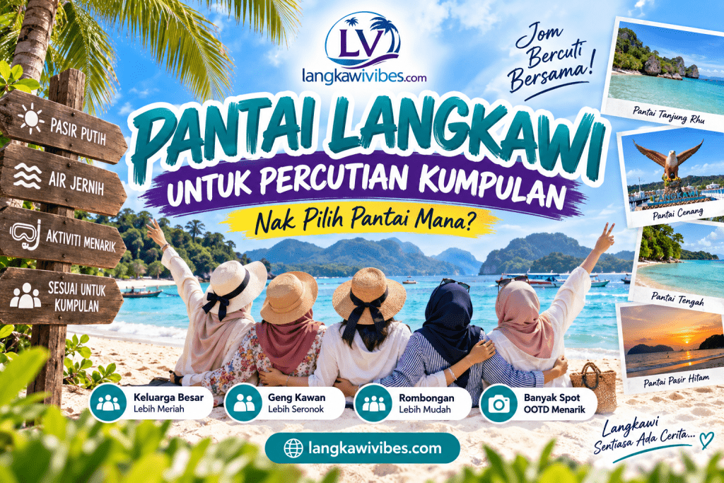 Pantai Langkawi untuk Percutian Kumpulan