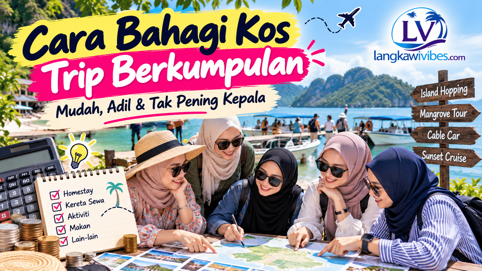 Read more about the article Cara Bahagi Kos Trip Berkumpulan Tanpa Drama